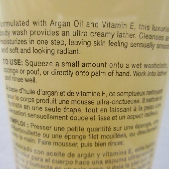 Avon Skin So Soft Luminous Luxe Soft & Sensual Argan Body Wash 8.4 Fl Oz Sealed - Picture 7 of 8